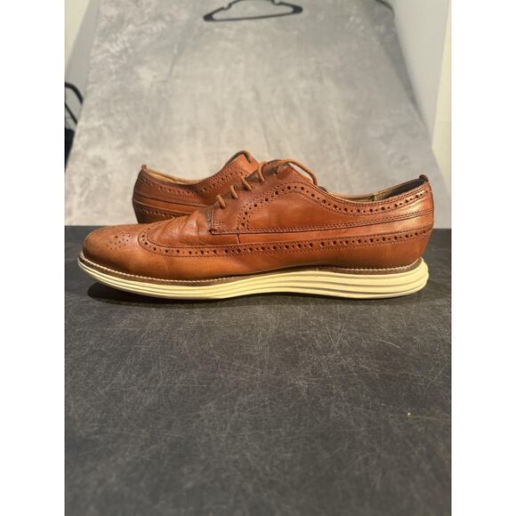Cole Haan Shoes Mens Size 11 Brown Original Grand Wingtip Oxford Leather Casual main image 6